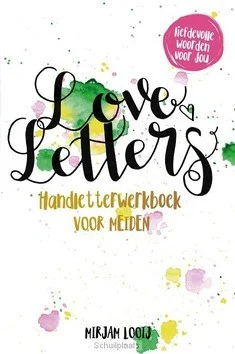 Snelle Levering LOVELETTERS HANDLETTERBOEK VOOR MEIDEN