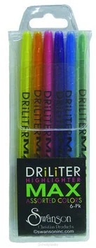 DRILITER HIGHLIGHTERS - SET OF 6 Flitsaanbieding