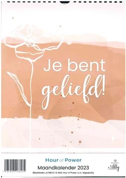 Populair MAANDKALENDER 2023 JE BENT GELIEFD