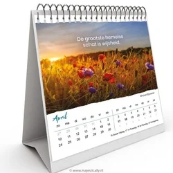 BUREAUKALENDER 2022 JE BENT GELIEFD Superprijs