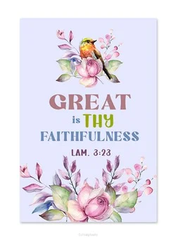 NOTEBOOK PAD GREAT IS THY FAITHFULNESS Bestel Nu