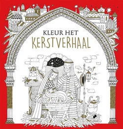 KLEUR HET KERSTVERHAAL (SET VAN 10 EX.) Favoriet