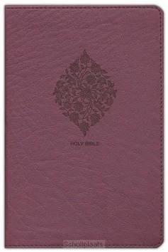 NKJV COMPACT LP REF BIBLE BURGUNDY IMITA Nieuw