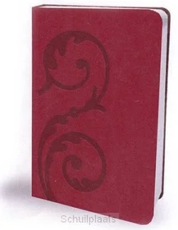 Flitsaanbieding THE MESSAGE BIBLE RASPBERRY LEATHERLOOK