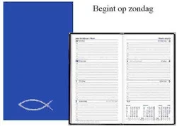 ZAKAGENDA ICHTHUS 2023 ZWART OF BLAUW Meest Verkocht