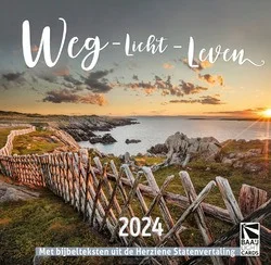 BUREAU KALENDER 2024 WEG LICHT LEVEN Korting