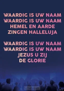 WAARDIG IS UW NAAM Nieuw
