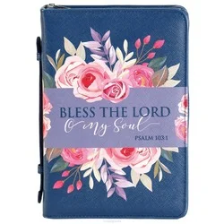 BIBLECOVER XL BLUE BLESS THE LORD Gratis Verzending