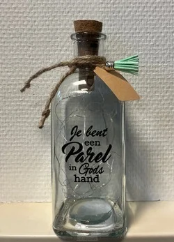 Voordeelprijs FLES LED LICHT 500ML JE BENT EEN PAREL