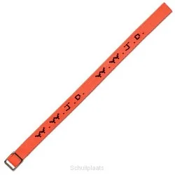 W W J D ARMBANDJE GEWEVEN NEON ORANJE Beperkte Voorraad