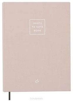 Direct Beschikbaar QUOTE NOTE BOOK