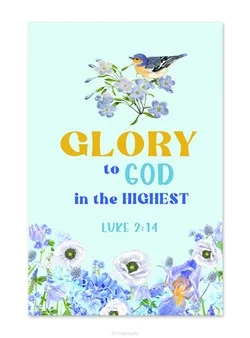 NOTEBOOK PAD GLORY TO GOD Snelle Levering