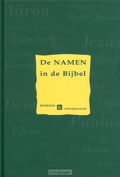 NAMEN IN DE BIJBEL Koop Vandaag