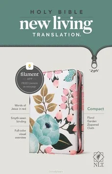 Gereduceerde Prijs NLT COMPACT ZIPPER BIBLE