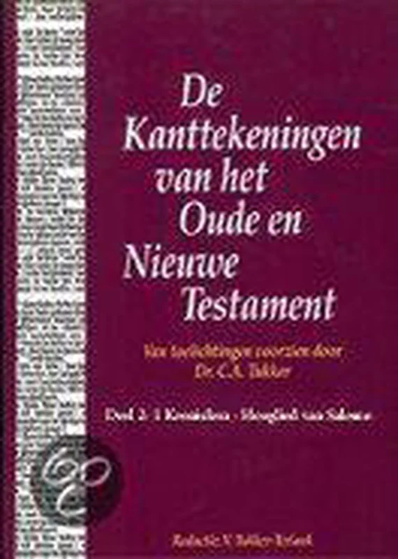 Kanttekeningen ot & nt - dl 2: 1kron.-hooglied Snelle Levering