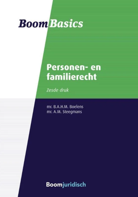 Boom Basics - Personen- en familierecht Nieuw