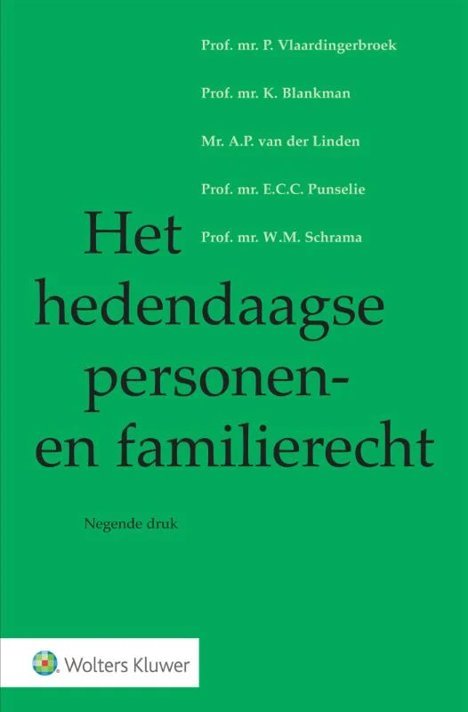 Merkproduct Het hedendaagse personen- en familierecht