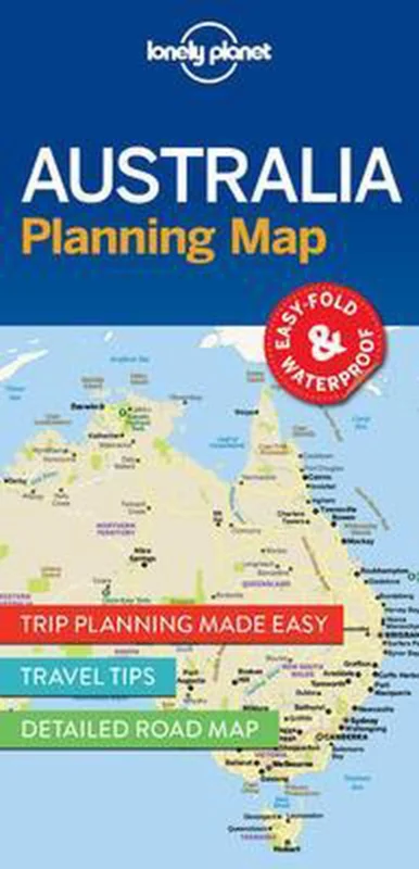 Lonely Planet Australia Planning Map Hete Deal
