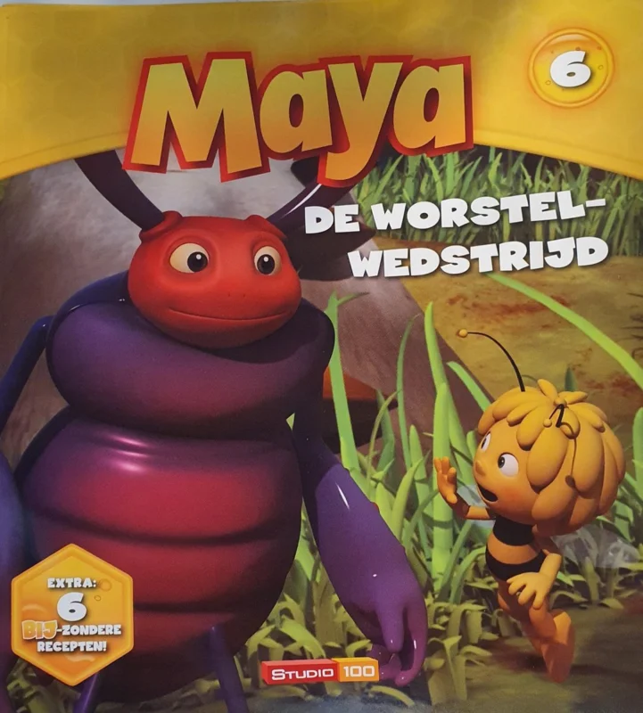 Koop Online Maya de Bij - Boek - De Worstelwedstrijd - + 6 Bijzondere Recepten