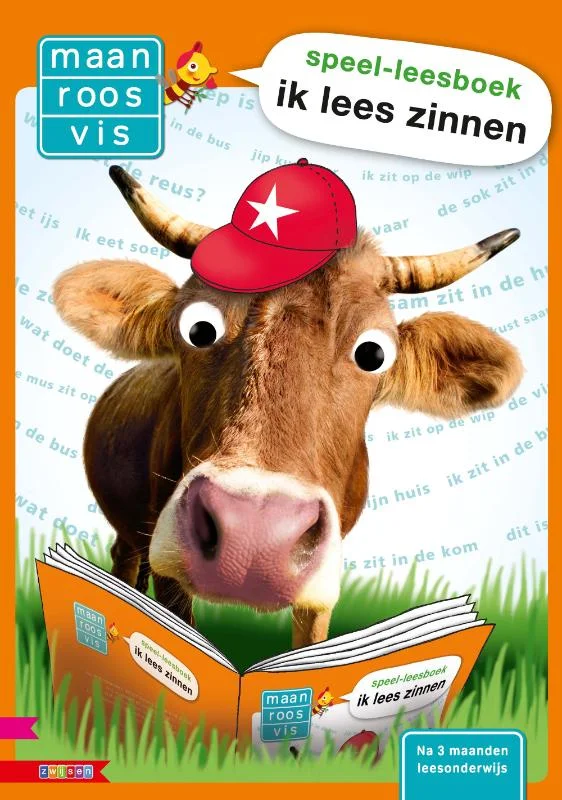Maan roos vis -Ik lees zinnen Premium