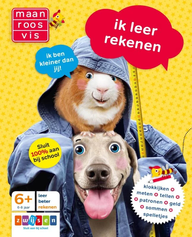 Meest Verkocht Ik leer rekenen / 6-8 jaar / Maan roos vis