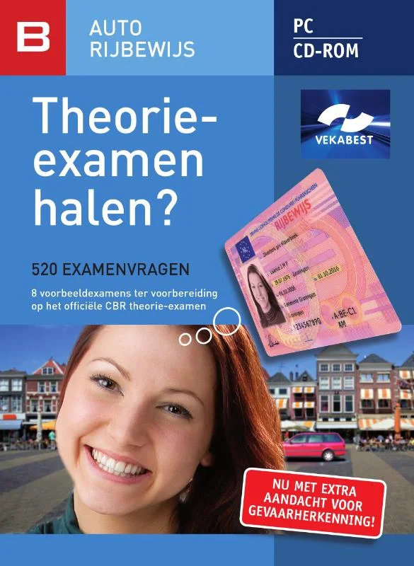 Auto Rijbewijs B Cd-rom 520 examenvragen Gratis Verzending