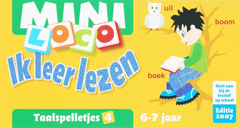 Mini loco 4 Ik leer lezen Taalspelletjes Superprijs