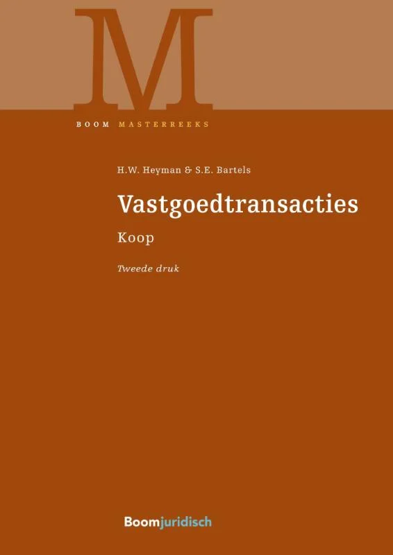 Boom Masterreeks -Vastgoedtransacties Beste Prijs