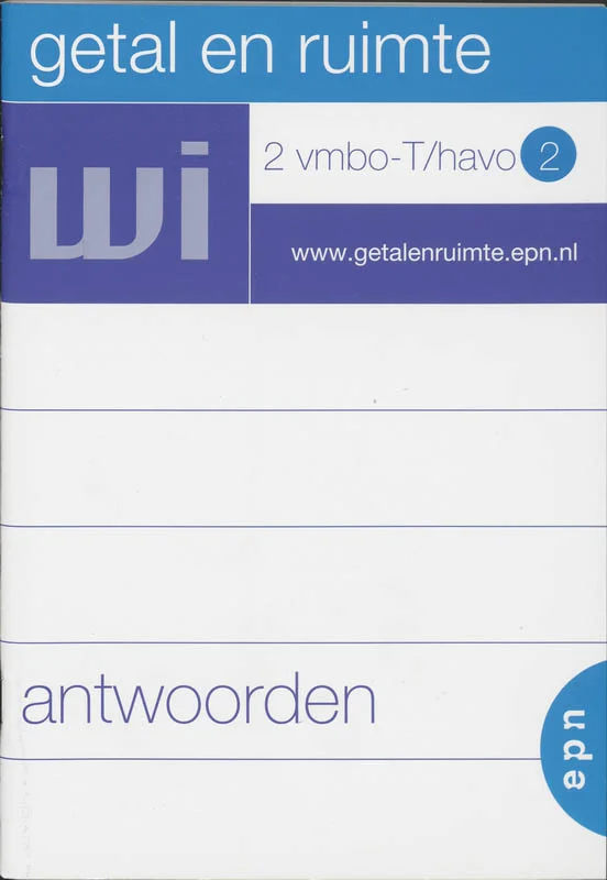 Gratis Retour Getal en ruimte / 2 Vmbo-T/havo 2 / deel Antwoorden