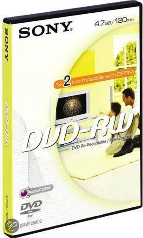 Aanbieding Sony DMW120AVD 4.7 GB DVD-RW