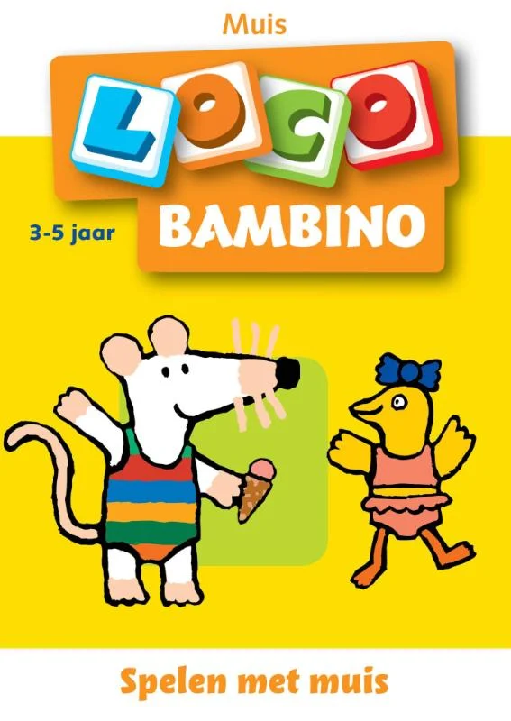 Loco Bambino - Boekje - Spelen met Muis - 3-5 Jaar Betaalbaar