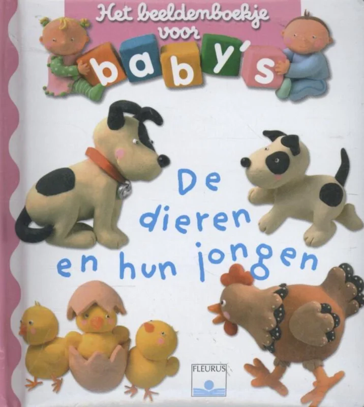 De dieren en hun jongen / Het beeldenboekje voor baby's Lage Prijs
