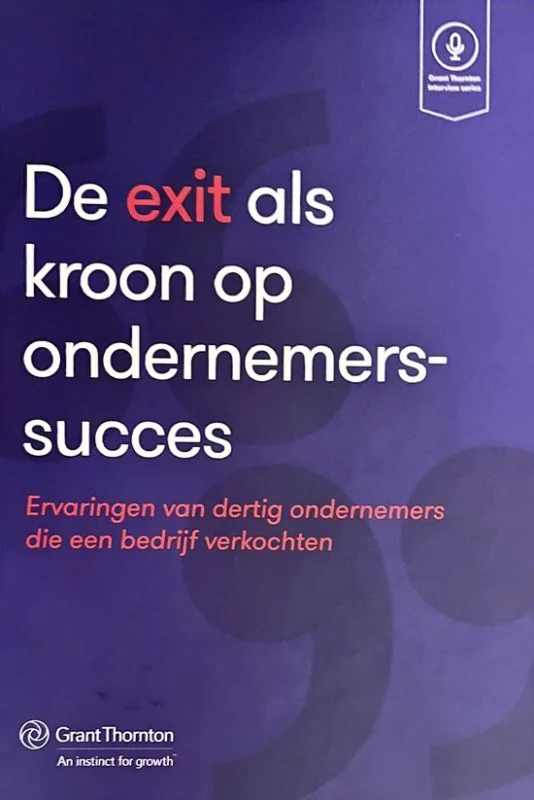 Alleen Vandaag De exit als kroon op ondernemerssucces