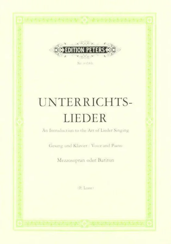 Unterrichtslieder Weekendaanbieding