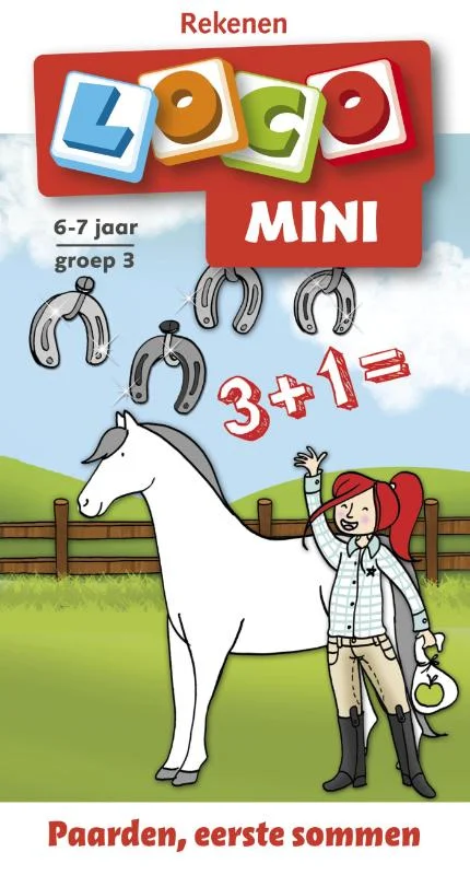 Loco mini Rekenen Paarden, eerste sommen Beperkt Aanbod