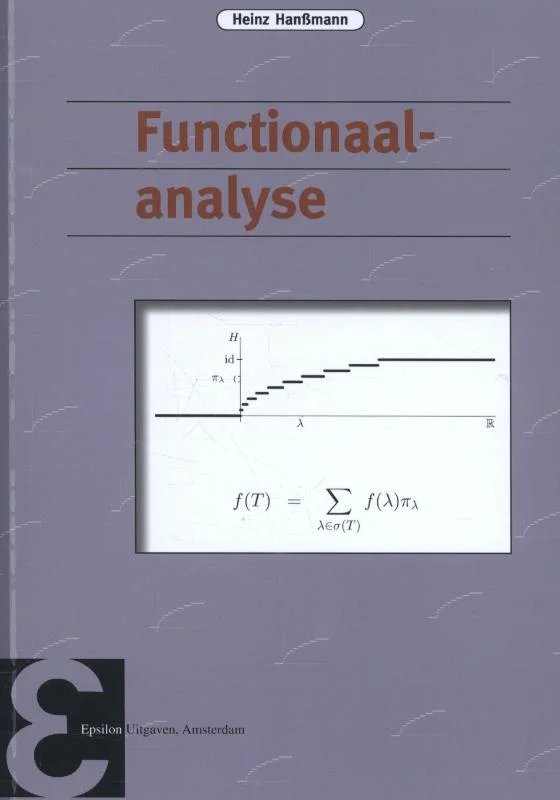 Epsilon uitgaven 81 -Functionaalanalyse Bestseller