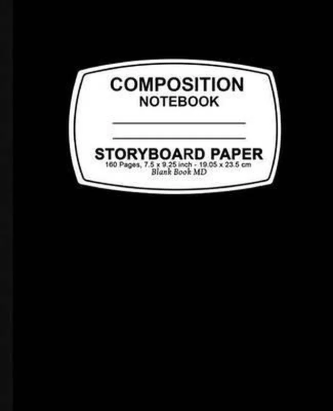 Storyboard Paper Notebook Direct Beschikbaar