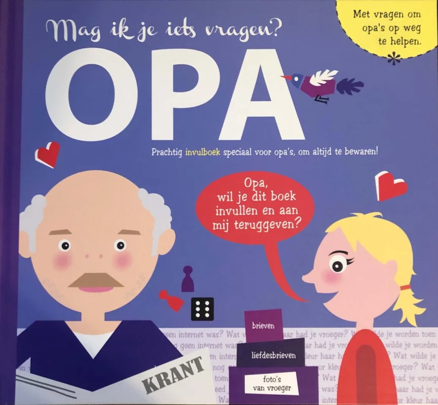Actieprijs Invulboek Opa, mag ik je iets vragen?