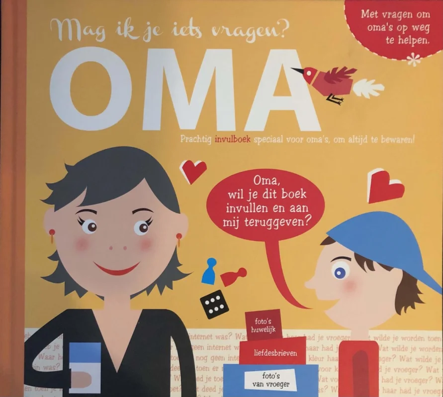 Gecertificeerd Invulboek Oma, mag ik je iets vragen?