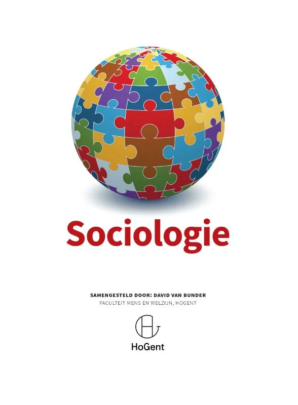 Bestseller Sociologie, custom editie hogeschool Gent