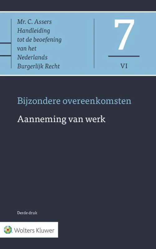 Koop Vandaag Asser-serie 7-VI - Bijzondere overeenkomsten Aanneming van werk