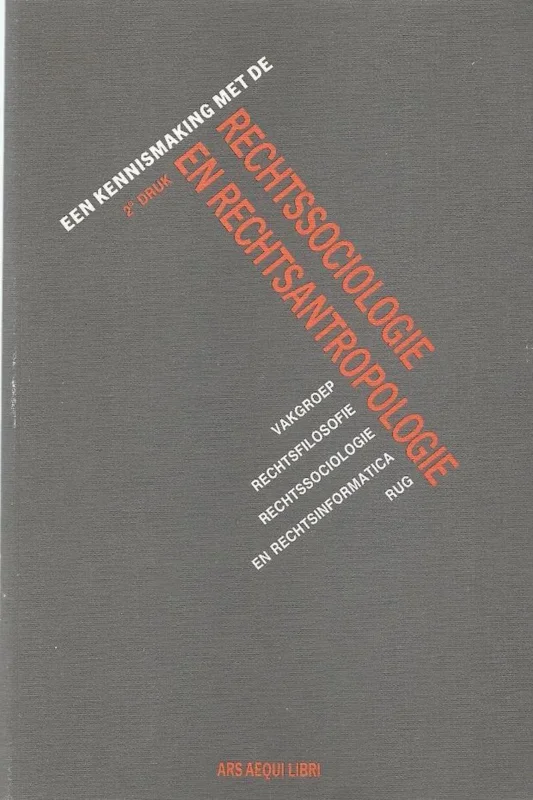 Betaalbaar Een kennismaking met de rechtssociologie en rechtsantropologie