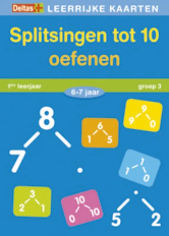 Leerrijke kaarten - Splitsingen tot 10 oefenen Fabrieksprijs