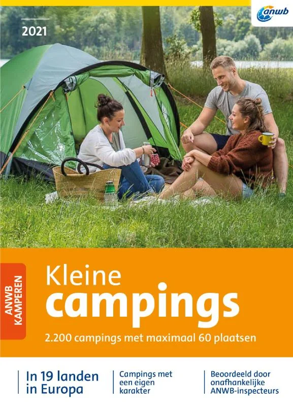 ANWB campinggids -ANWB-gids Kleine Campings 2021 Bestseller