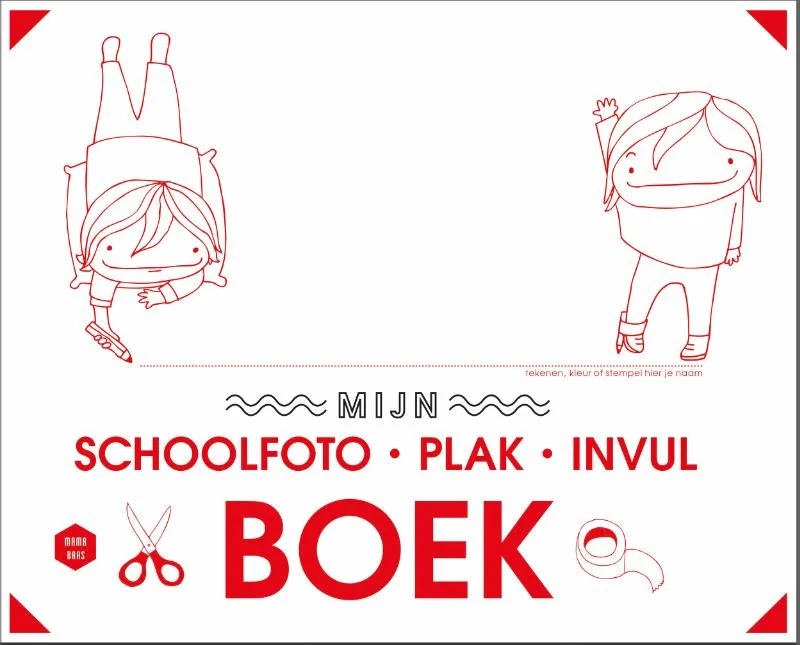 Gecertificeerd Mijn schoolfoto-plak-invulboek / Mama Baas