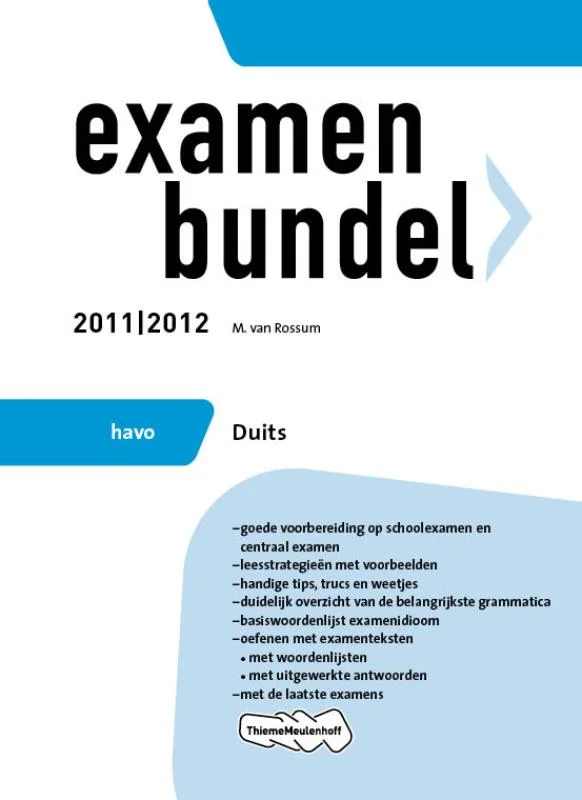 Examenbundel / Duits Havo 2011/2012 Voordeelprijs