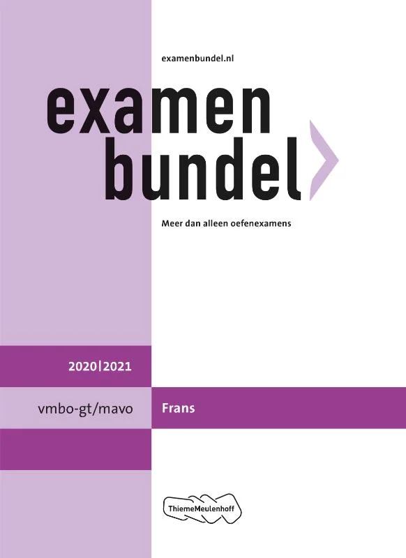 Bestseller Examenbundel vmbo-gt/mavo Frans 2020/2021