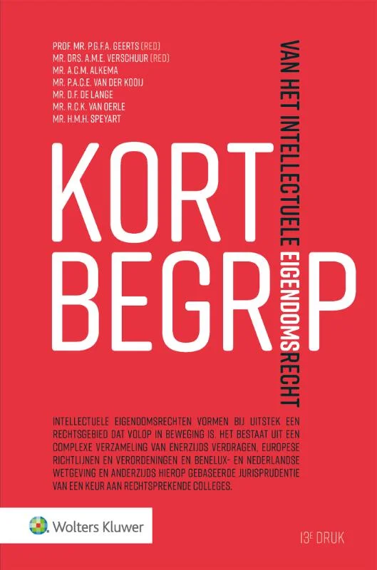 Op = Op Kort begrip van het intellectuele eigendomsrecht