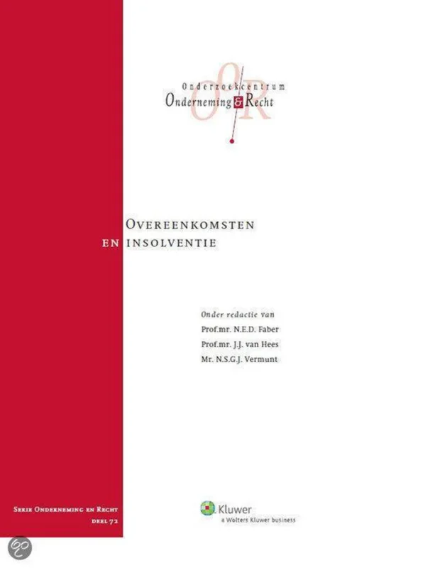 Shop Nu Onderneming en recht 72 -Overeenkomst en insolventie