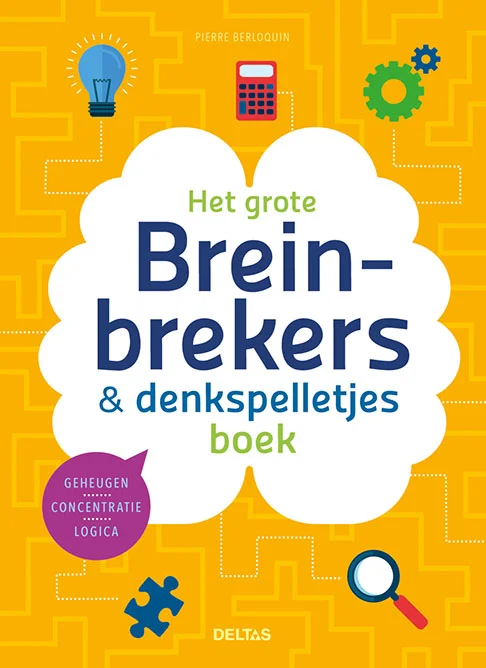 Het grote breinbrekers & denkspelletjes boek Snelle Levering